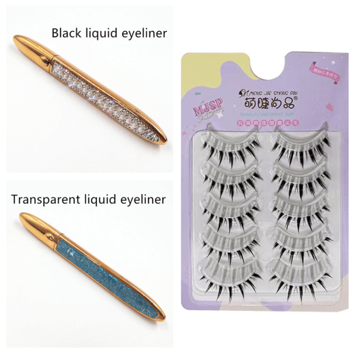 False Eyelashes Self-adhesive Eyeliner Multicolor False Eyelashes Self-adhesive Eyeliner Multicolor